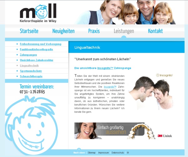 Kieferorthopädie Neu-Ulm, Dr. Moll