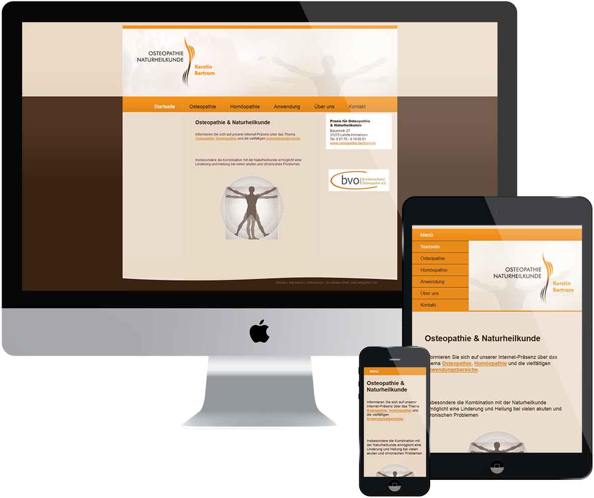 Beispiel responsive Webdesign